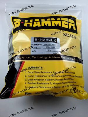 Bom preço NPK GH 7 Kit de vedação hidráulico resistência à pressão Kit de vedação de martelo diâmetro 116MM on-line